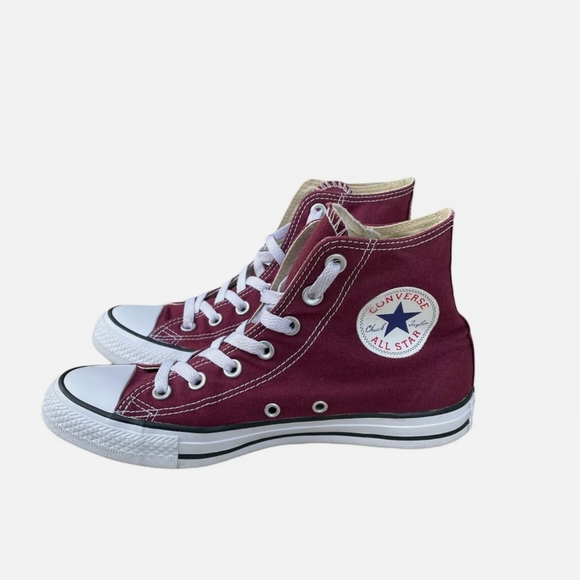 Converse Unisex Chuck Taylor All Star High Top Maroon Sz Women 7.5 Men 5.5.